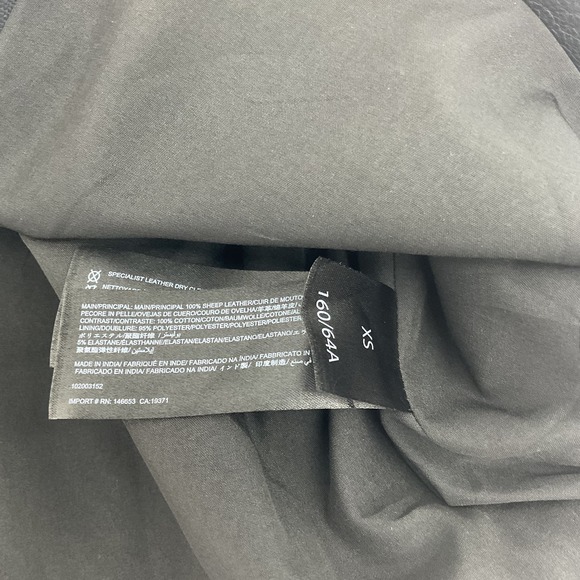 C/MEO Collective Black Leather Skirt - Picture 4 of 6